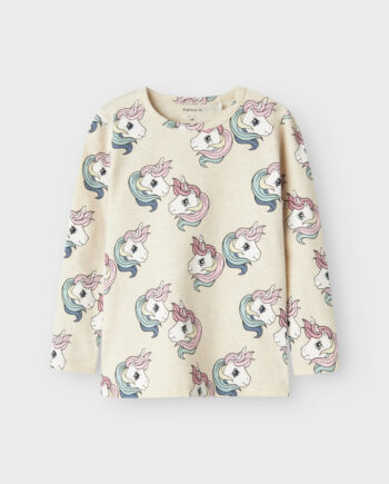 Name It Simone Top  Peyote Melange 86 Cm