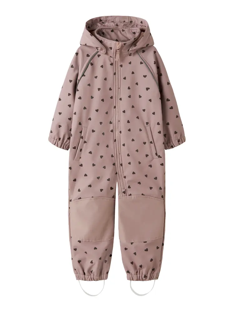 Name It Softshell Flyverdragt Woodrose 110