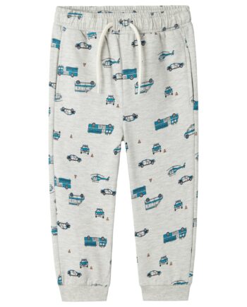 Name It Troy Sweat Pants Light Grey Melange 92 Cm