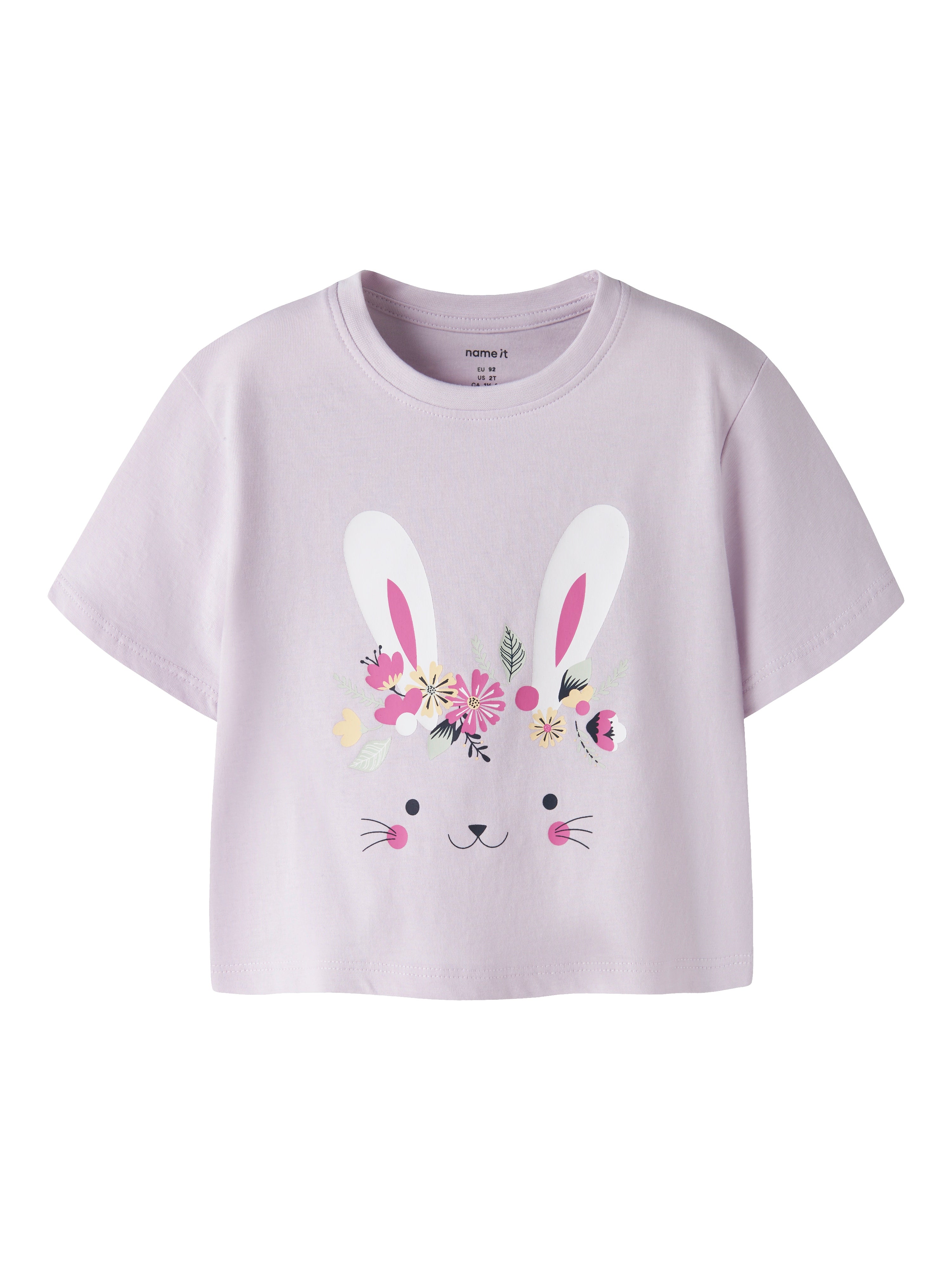 Name It Vilinse Ss Short Top Lavender Fog 92 Cm