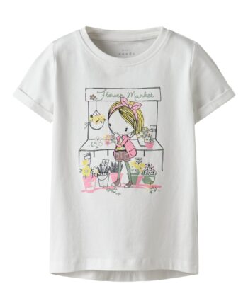 Name It Vix Ss Top Bright White 92 Cm