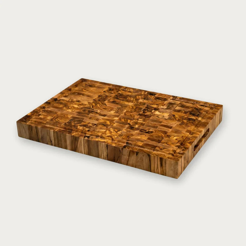 Oliven Skærebræt Endgrain 30x30cm