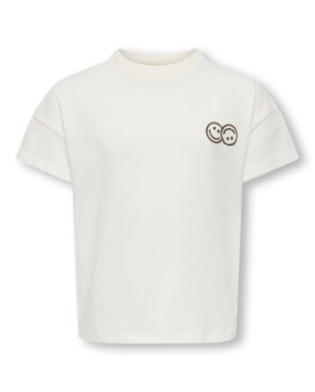 Only Mini Leona Life Tee Cloud Dancer 92 Cm