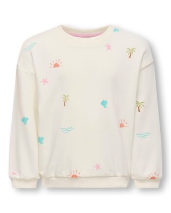 Only Mini Summer Loose Sweatshirt Tofu 92 Cm
