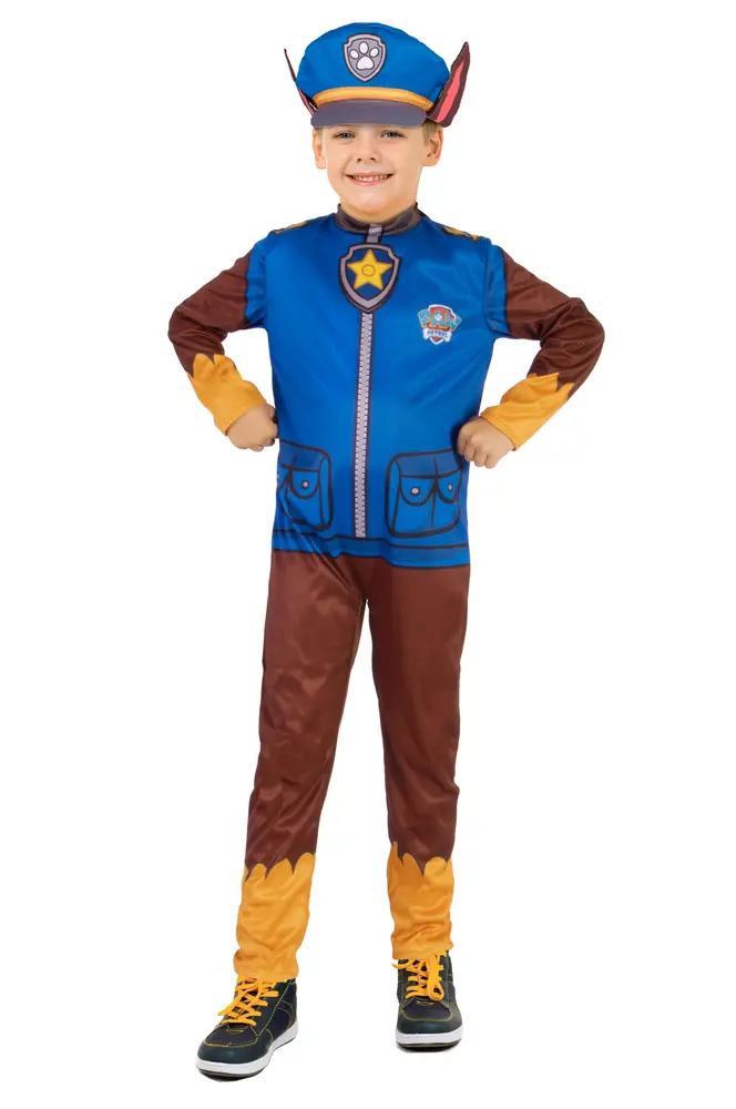 Paw Patrol Chase Kostume Blå  -  år