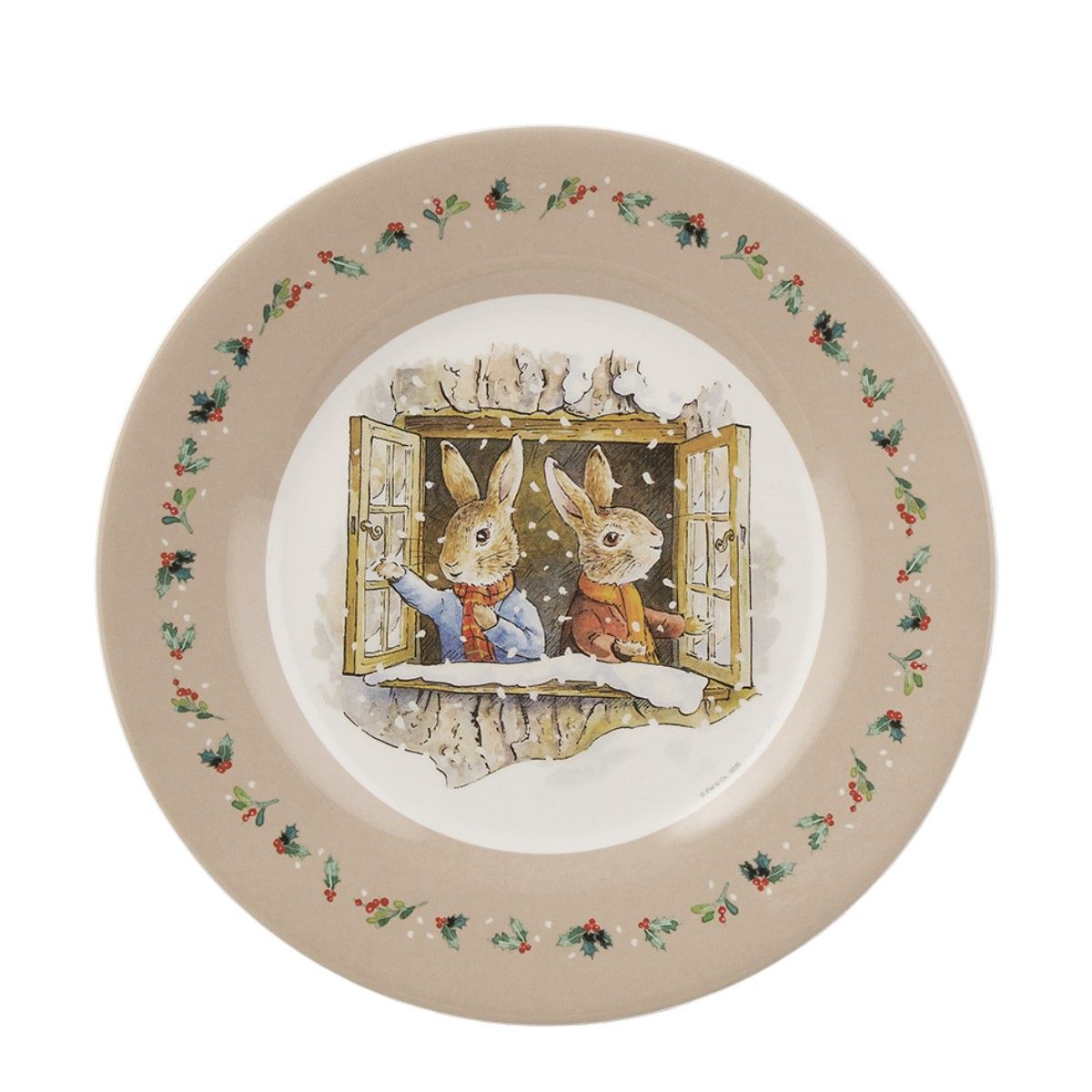 Peter Kanin Tallerken Jul Beige