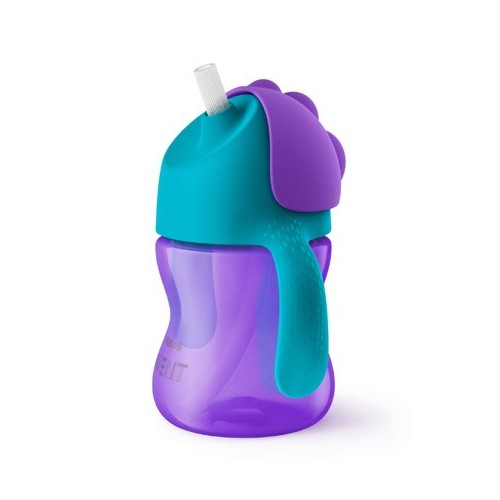 Philips Avent  Bendy Sugerørskop  Lilla Blå   Str     Mdr