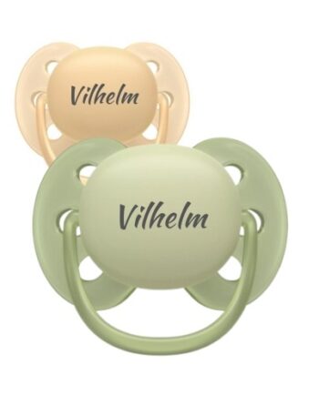 Philips Avent Ultra Soft  Str      -18 Mdr  Symmetrisk Silikone  Sutter Med Navn