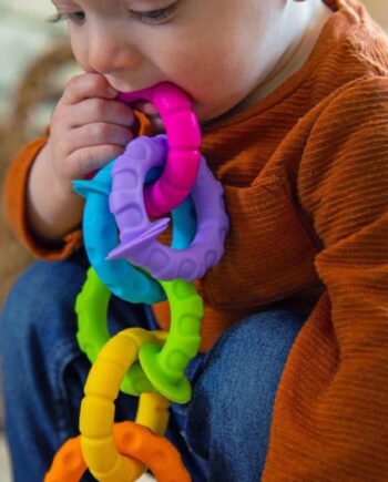 Pip Squigz Ringlets  Silikone Ringe Med Sugekopper Fat Brain Toys