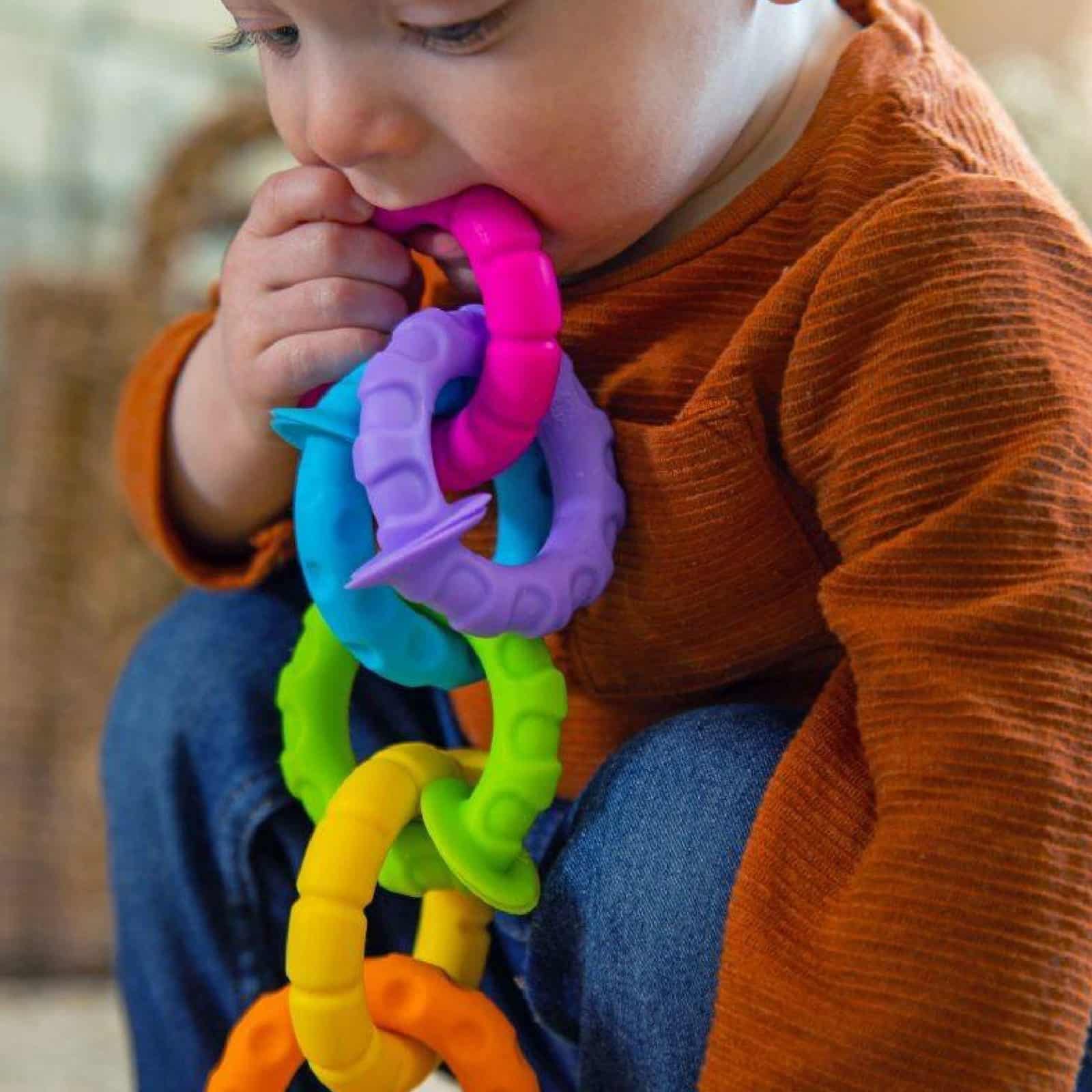 Pip Squigz Ringlets Silikone Ringe Med Sugekopper Fat Brain Toys