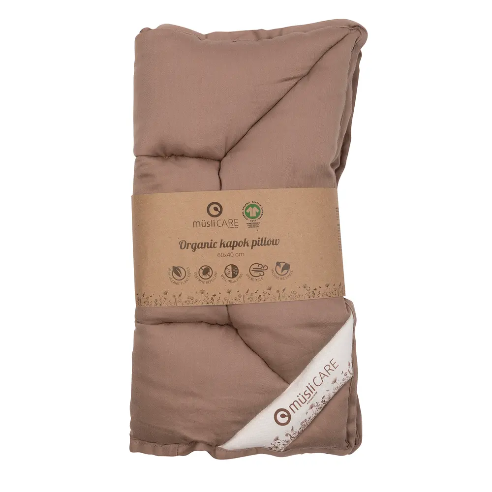 Pude Kapok Walnut 45x40 Cm