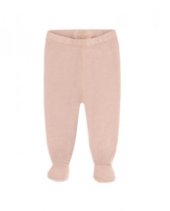 Retro Sparkebuks Med Fod Til Baby    100  økologisk Merino Uld Rose Melange 62