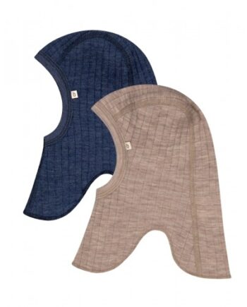 Rib Elefanthue   100  Merino Uld  Tynd Kvalitet  Oeko-texâ   -pak 50 56 Navy Melange