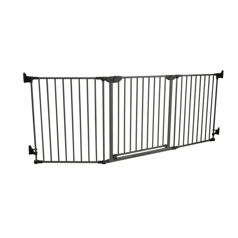 Safe Care Skruemonteret Sikkerhedsgitter 90-330 Cm Grå