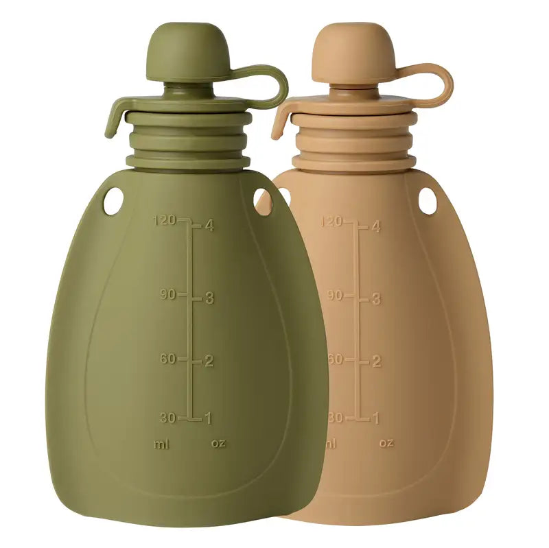 Smoothie Flaske   Pak Moss Green  Caramel