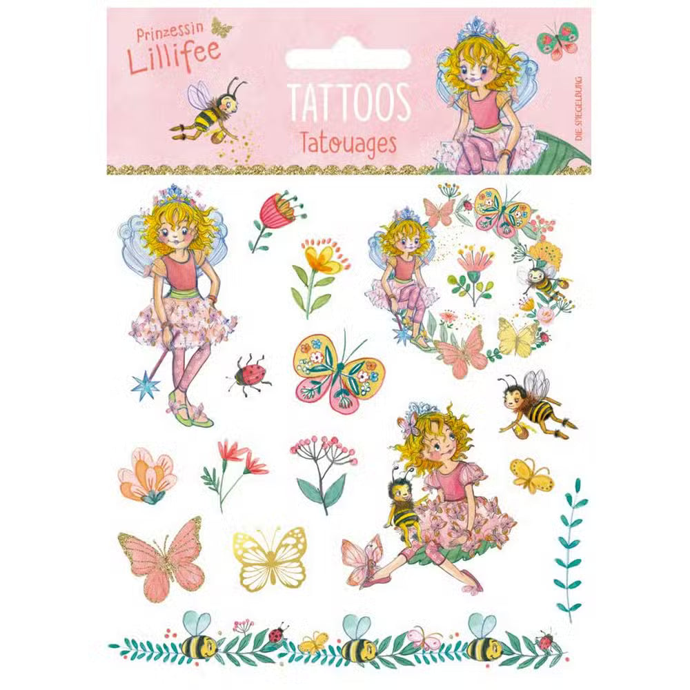 Spiegelburg Tatoveringer Prinsesse Lillefe Sommerfugl