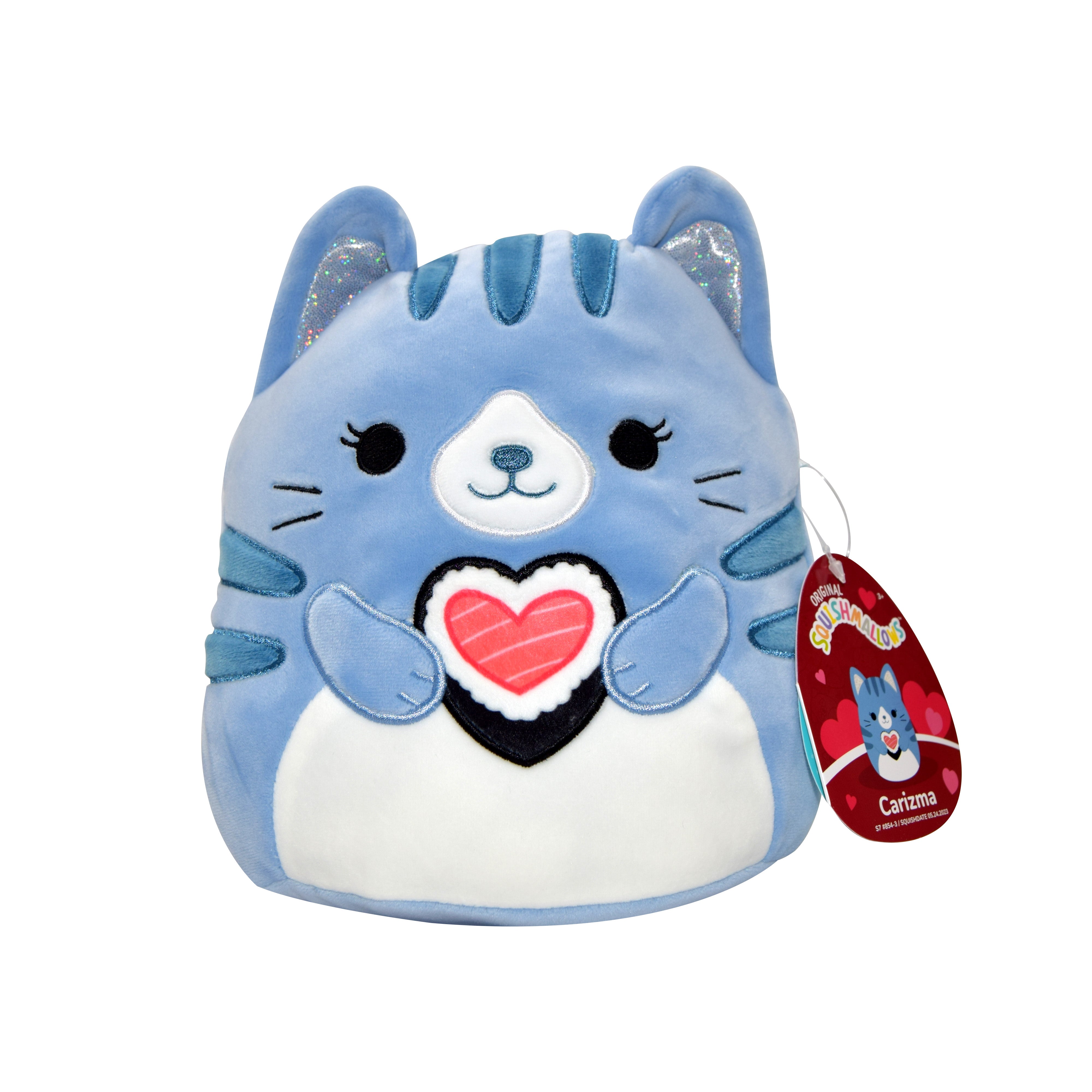 Squishmallows Carizma Tabby Cat 19 Cm