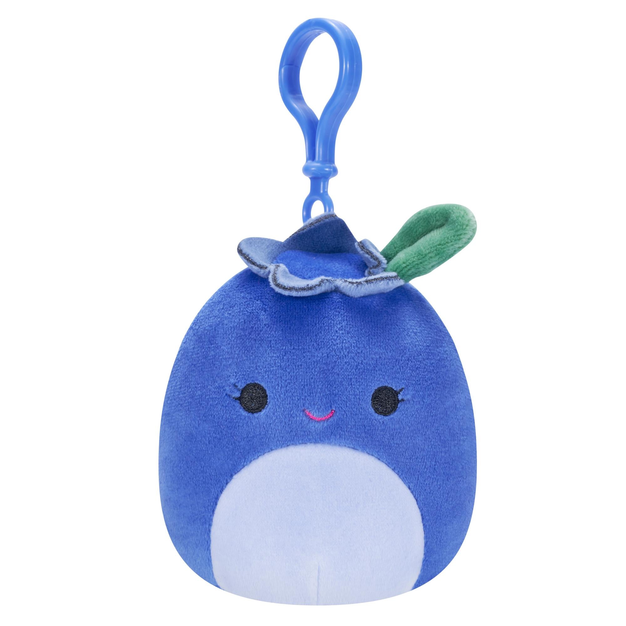 Squishmallows Clip On Bluby The Blueberry   Cm