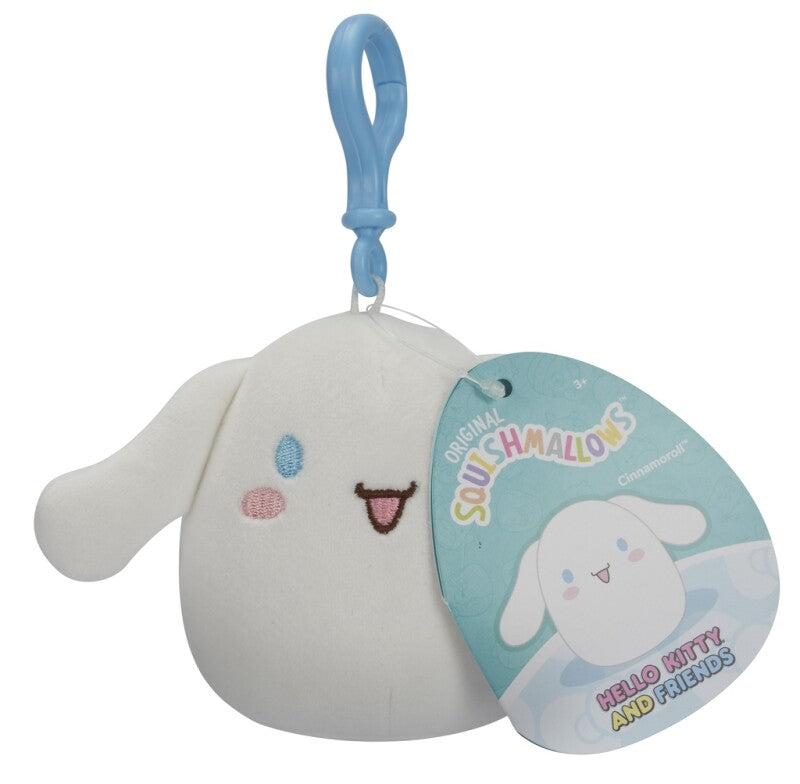 Squishmallows Clip On Hello Kitty And Friends Cinnamorol