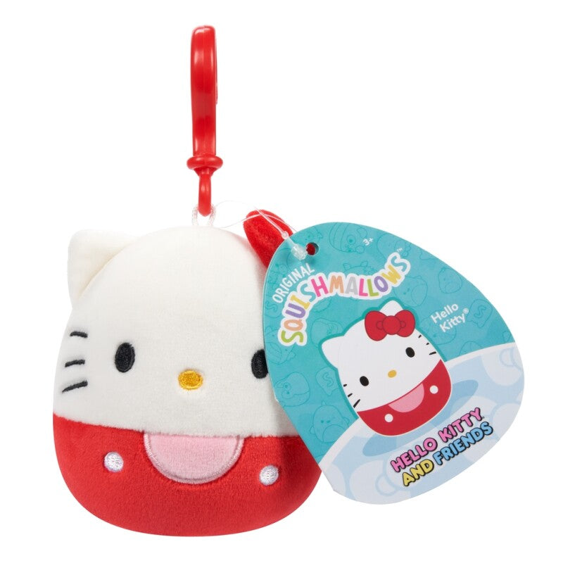 Squishmallows Clip On Hello Kitty And Friends Hello Kitty