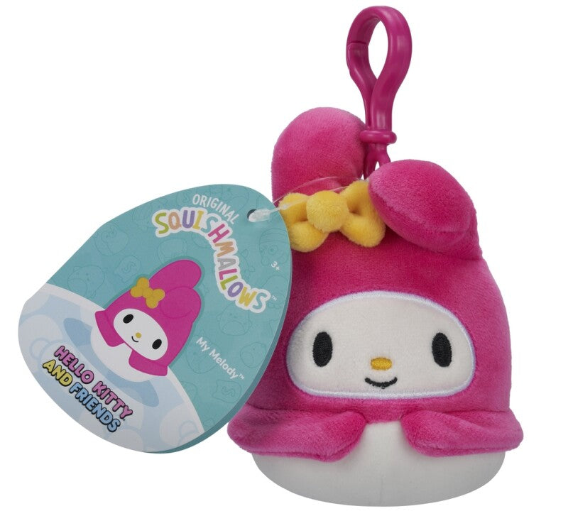 Squishmallows Clip On Hello Kitty And Friends My Melody