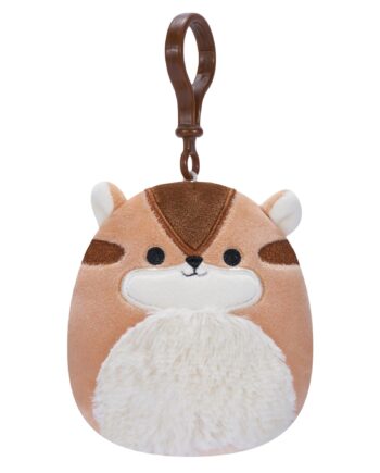 Squishmallows Clip On Melzie The Chipmunk   Cm