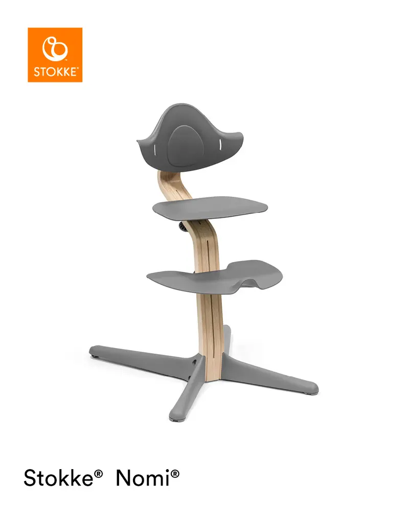 Stokke Nomi Højstol Natural Grey