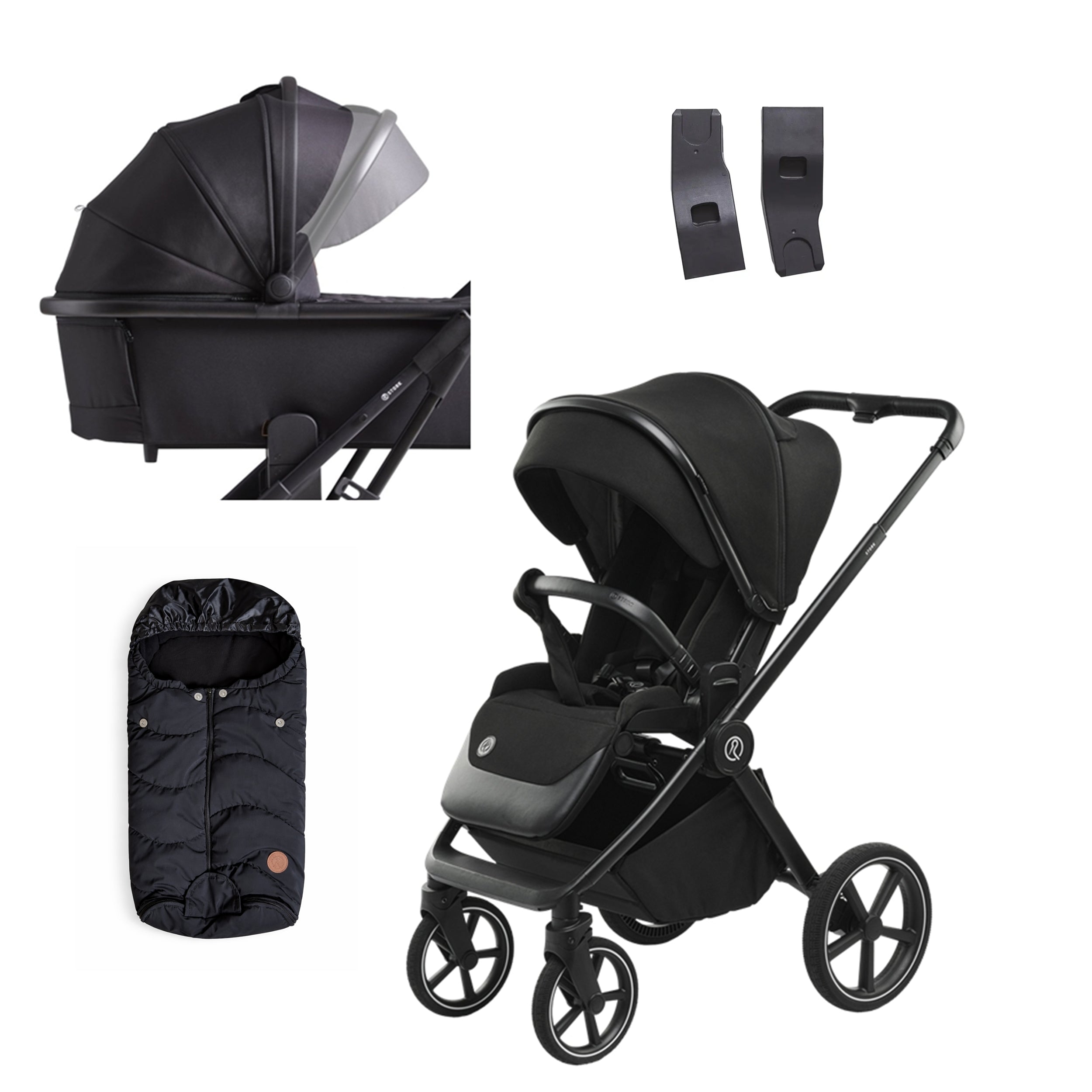 Stork Iconia Premium Kombivogn Inkl  Tilbehør