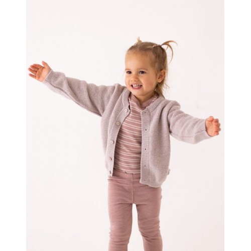Strik Cardigan 100 Merino Uld Til Baby Oeko-texâ 50 56 Beige Melange