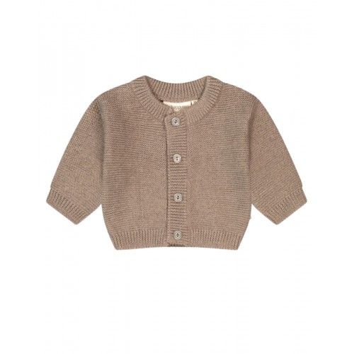 Strik Cardigan 100 Merino Uld Til Baby Oeko-texâ 50 56 Dark Beige