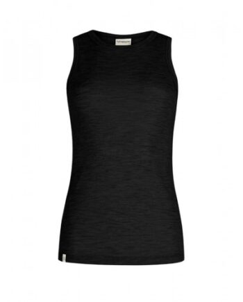 Tank Top Til Dame   100  Merino Uld Black