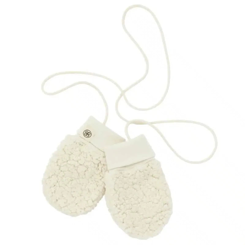 Teddy Mittens Off White   -12m