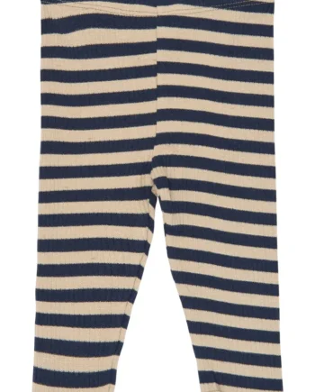 The New Siblings Fro Rib Leggings Navy Blazer Striped 68