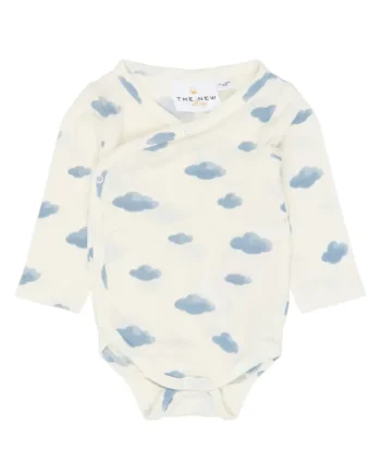 The New Siblings Vireo Langærmet Modal Wrap Body Gardenia  50