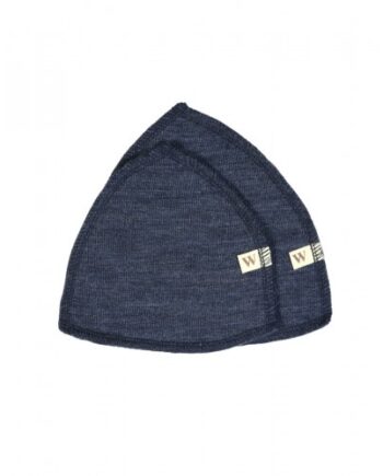 Try-it æske    Ammeindlæg   100  økologisk Merino Uld    Og    Oeko-texâ  Navy-blue Small  Ca  12 Cm   Diameter