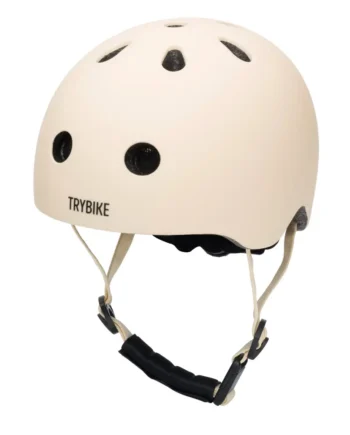 Trybike Cykelhjelm Med Retrolook   Cremefarvet Xs