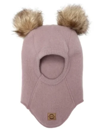 Uld Elefanthue Med Pom Pom Twilight 62 68