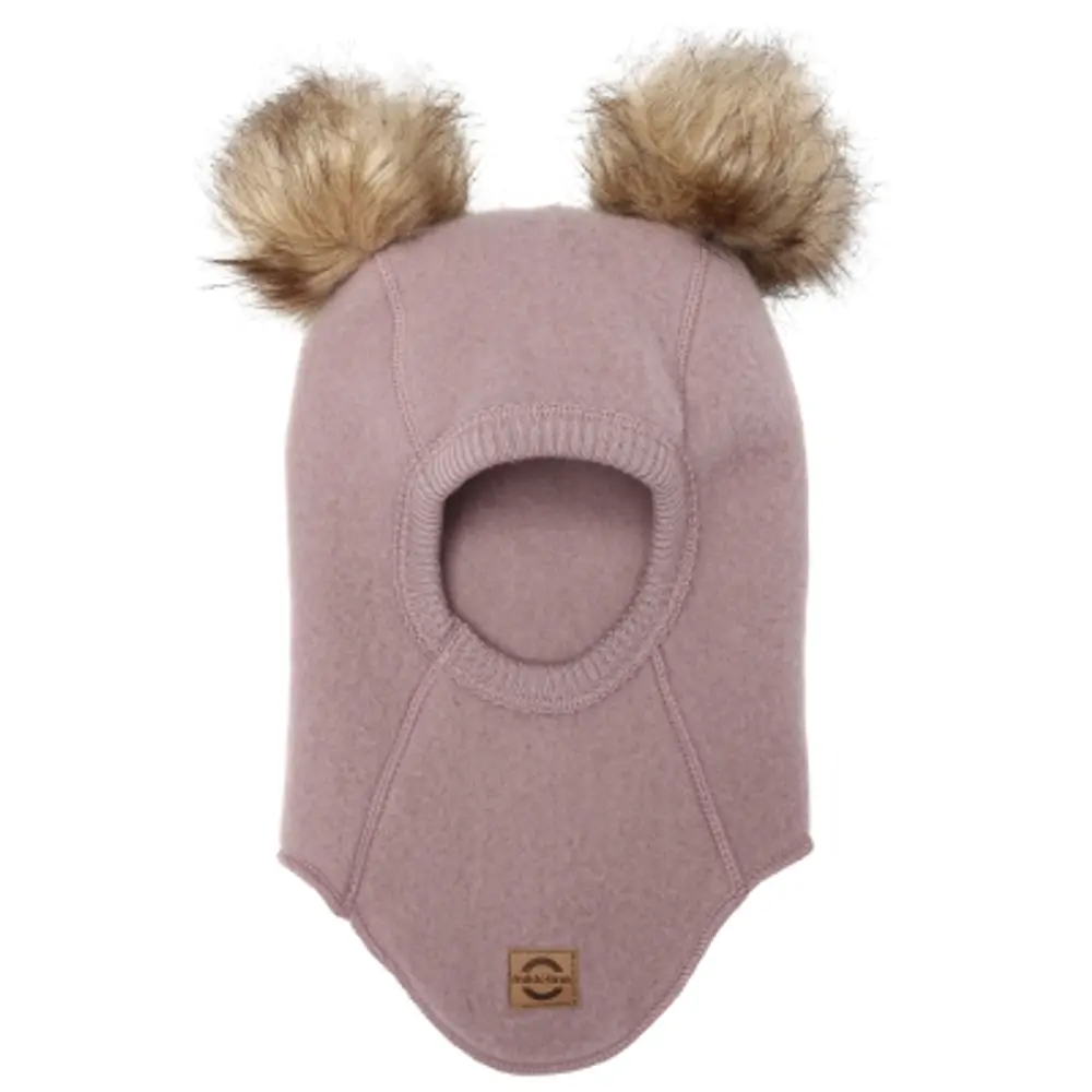 Uld Elefanthue Med Pom Pom Twilight 62 68