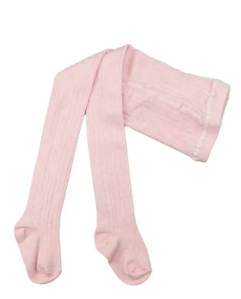 Uld Strømpebukser Rosa