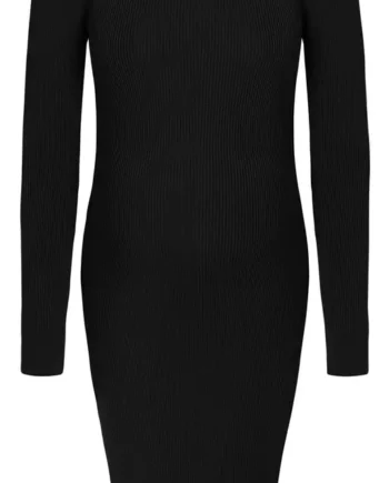 Vena Strikkjole Black