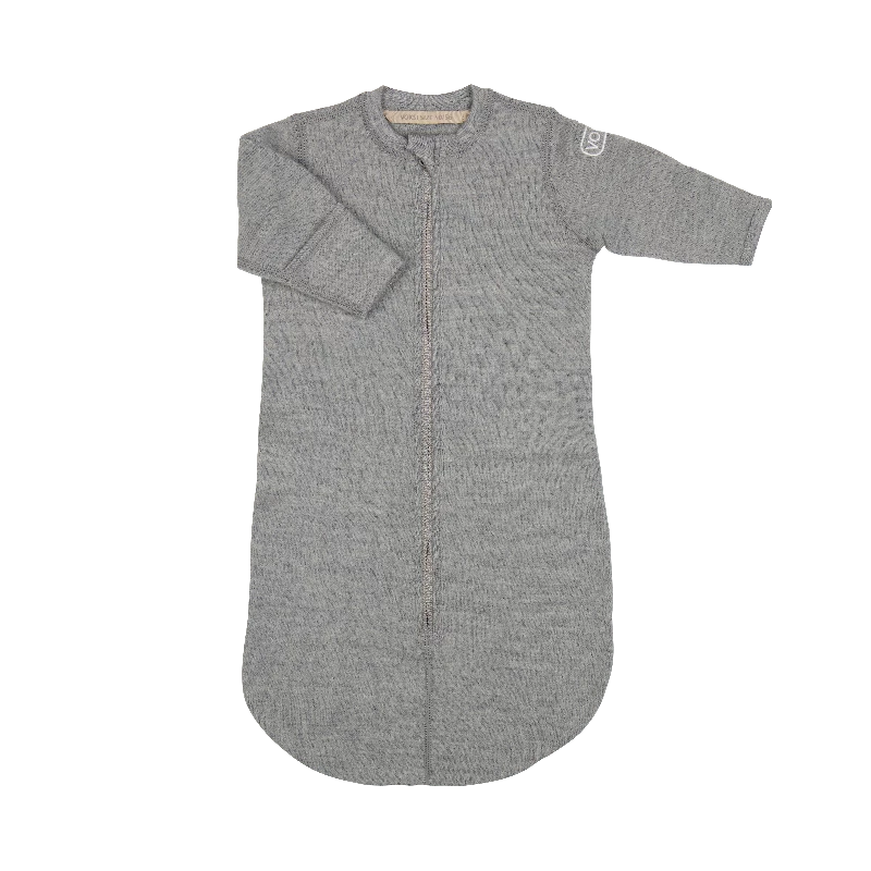 Voksi Wool Baby Bag Fleece Melan Grey