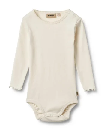 Wheat Regitze Langærmet Rib Body Ivory 92