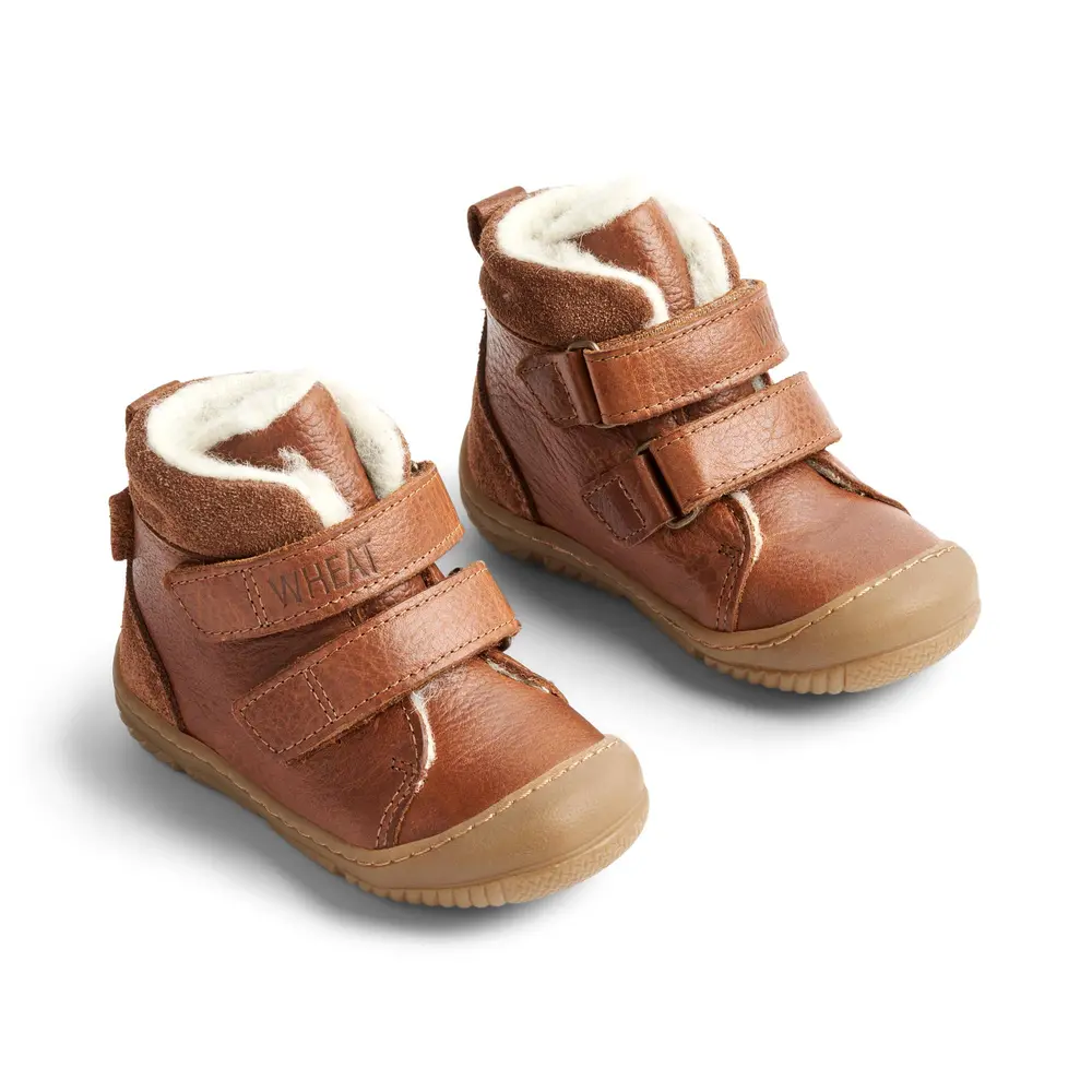 Wheat Snug Prewalker Vinterstøvle Tex Cognac 25