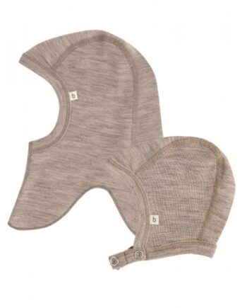 -pak Uldhuer Til Baby  Elefanthue   Hjelm   100  Merinould 50 56 Beige Melange