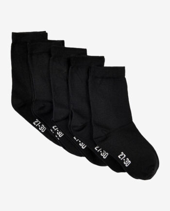 Ankel Sokker -solid   -pack  Black 31 34