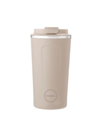 Aya Ida  Cup2go  500 Ml  Cream Beige