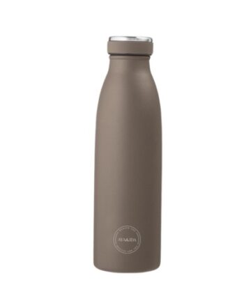 Aya Ida  Drinking Bottle  Drikkeflaske Med Låg  500 Ml  Driftwood