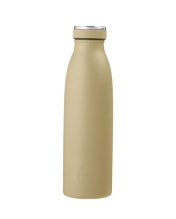 Aya Ida  Drinking Bottle  Drikkeflaske Med Låg  500 Ml  Dusty Yellow