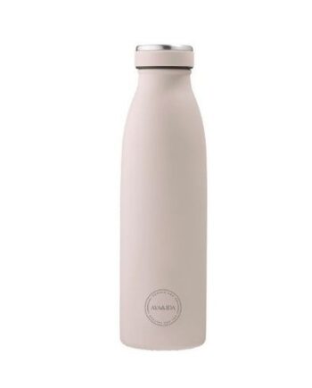 Aya Ida  Drinking Bottle  Drikkeflaske Med Låg  500 Ml  Soft Rose