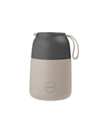 Aya Ida  Food Ie Lunch Box  500 Ml  Cream Beige